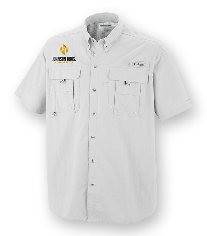 Columbia Men's PFG Bahama II Long Sleeve Fishing Shirt - UPF 30 Sun Protection, Gulf Stream Color - View #3